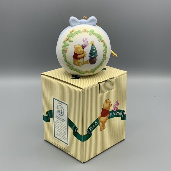 1998 Disney Pooh Piglet Christmas Ornament One Little Star Makes A Difference - Picture 3 of 11